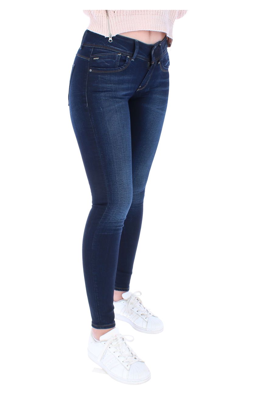 G-STAR LYNN MID SKINNY  Damen Jeans Slander R Superstretch Faded Blue